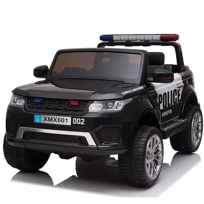 블랙 라이드 오브 베이비 전기 경찰 SUV 차와 원격 제어 장난감