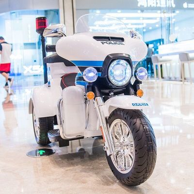 유니섹스 배터리 가동 페인트 검은 전기 어린이 모터사이클 차에 타고 어린이