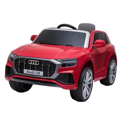 라이드 온 토이 2022 허가된 6V 12V 배터리 전기 어린이 SUV 음악과 오렌지색 조명