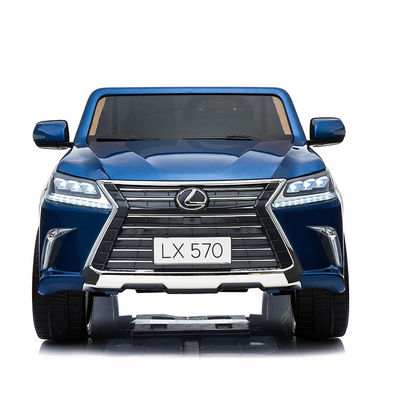 블루 페인팅 컬러 차에 타고 다니는 아기 12v 전기 SUV 장난감 리모컨과 음악