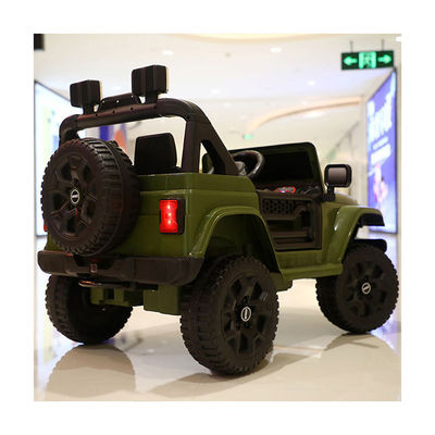 빨간색 12v 4 휠 라이트 전기 2 좌석 리모컨 충전 가능한 장난감 자동차