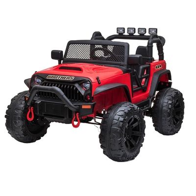12V 배터리 4X4 오프로드 대형 어린이 장난감 차 원격 제어 및 분홍색