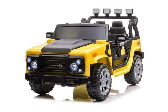 노란색 24V 2석 어린이 전기 자동차 2022년 어린이용 자동차