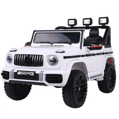 12v Custom Kids Electric Ride On Car with Remote Control 흰색 대형 자동차