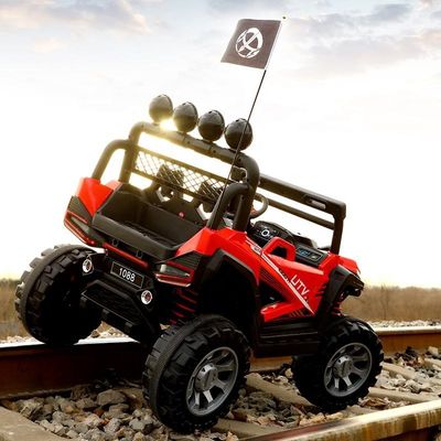 CE GCC 인증 12V 전기 UTV 어린이 리모컨과 함께 자동차를 타고 두 좌석 163pcs